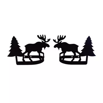 Подхваты для штор Village Wrought Iron, черный