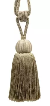 Подхваты с кисточками DecoPro, бежевый