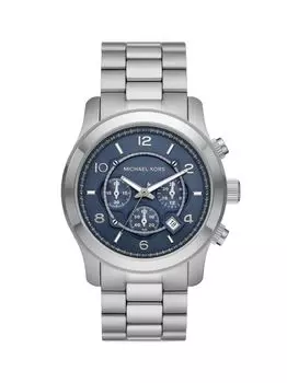 Подиумные часы с хронографом из нержавеющей стали Michael Kors
