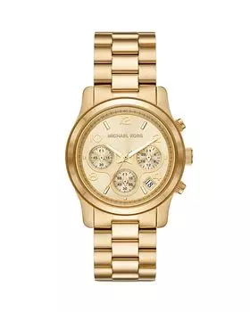 Подиумный хронограф, 38 мм Michael Kors, цвет Gold