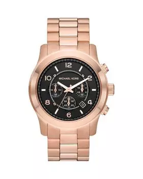 Подиумный хронограф, 45 мм Michael Kors, цвет Black