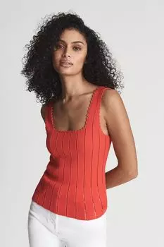 Подкладка Дора с квадратным вырезом Reiss, красный
