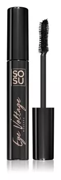 Подкручивающая и разделяющая водостойкая тушь SOSU by Suzanne Jackson Eye Voltage, оттенок Jet Black 10 мл