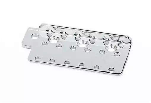 Подлинная пластина для бриджа Fender AVRI American Vintage Stratocaster - CHROME 001-9470-000