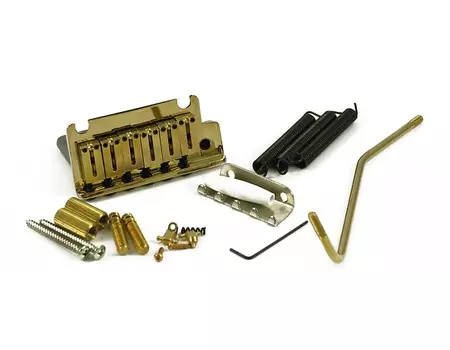 Подлинная сборка тремоло Fender American Standard Strat — GOLD 099-2050-200