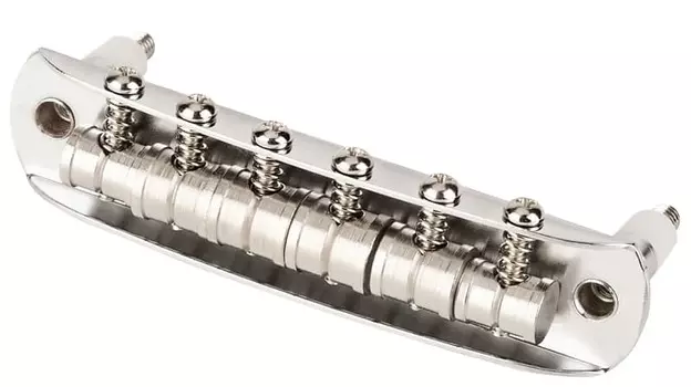 Подлинный бридж Fender American Pro Jazzmaster/Jaguar 7,25", никель Genuine Fender American Pro Jazzmaster/Jaguar 7.25" Radius Bridge Assembly, Nickel