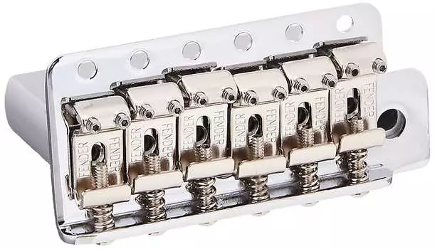 Подлинный бридж Fender MIM Classic/Highway-1 Stratocaster Tremolo - CHROME 005-4619-000