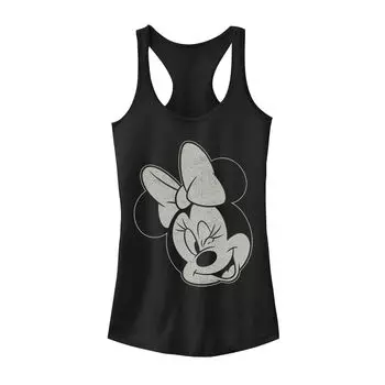 Подмигивающая майка с Микки и Минни для юниоров Disney Licensed Character, черный