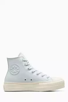 Поднимите высокие спортивные туфли Converse, серый