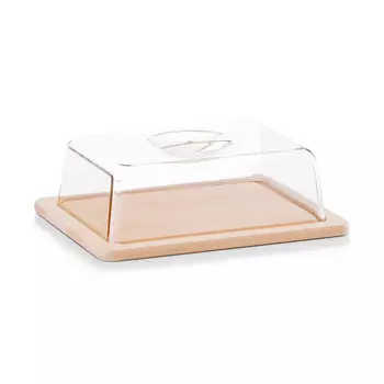 Поднос 20x7,6x25 см, прозрачный