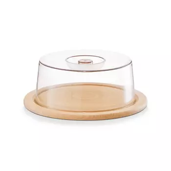 Поднос 23x8x23 см, прозрачный