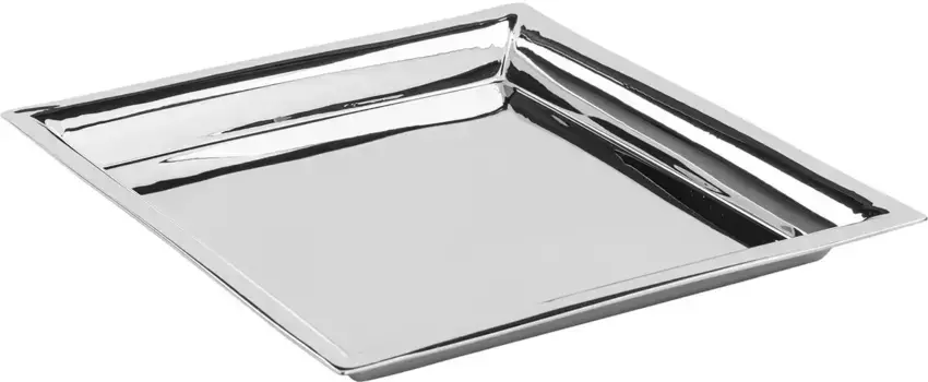 Поднос для финков "NAGANO", (1 шт.), изготовлен из пищевой нержавеющей стали, идеально подходит для аранжировки и сервировки Fink 24 см, цвет silberfarben
