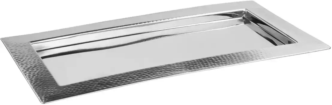 Поднос для плавников "LAZIO", (1 шт.), декоративный поднос, декоративная фурнитура, серебристый цвет Fink 25х48 см, цвет silberfarben