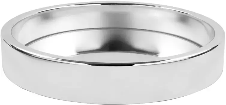 Поднос для ребер "ИМПЕРИЯ", (1 шт.), сервировочный поднос, декоративная фурнитура, с зеркальной вставкой Fink 26 см, цвет silberfarben