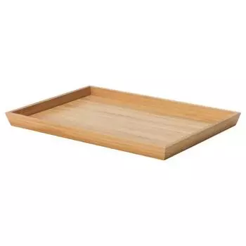 Поднос из бамбука Ikea Ostbit 25х33, деревянный
