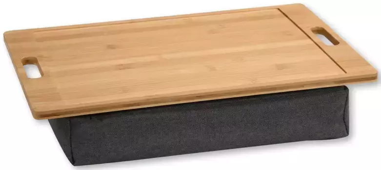 Поднос KESPER, (1 шт.), поднос на коленях, бамбук FSC-сертифицированный 45х31 см, цвет natur, grau
