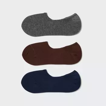 Подножки 3 пары UNIQLO, темно-серый