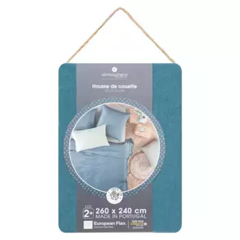 Пододеяльник ATMOSPHERA CREATEUR D’INTERIEUR, темно-синий