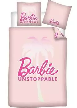 Пододеяльник Barbie Unstoppable, полиэстер - 140 x 200 см 63 x 63 см Aymax