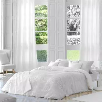 Пододеяльник Bari из перкаля и хлопка Guy Laroche, белый