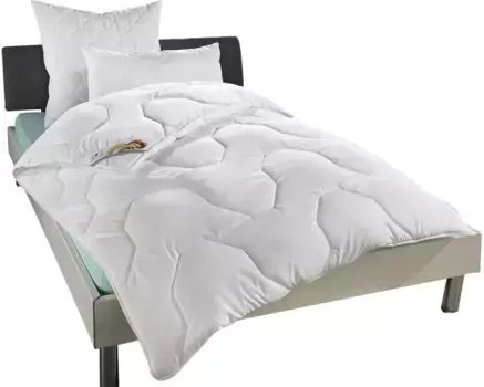 Пододеяльник Beco из микрофибры "Wellness XXL", полярное тепло, наполнитель полиэстер, чехол хлопок или полиэстер, (1 шт.) 155х220 см, белый