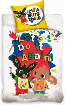 Пододеяльник Bing Bunny 140 х 200 см белый PHU CARBOTEX