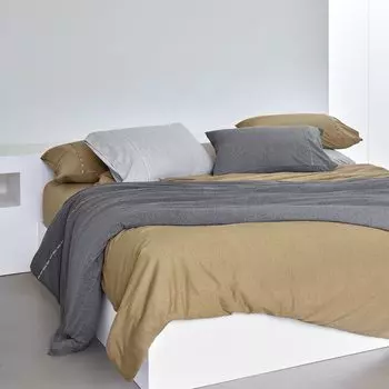 Пододеяльник Boss Sense 22 из хлопка и модала Hugo Boss, кэмел