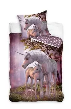 Пододеяльник Единорог - 140 х 200 см - хлопок 60 х 70 см PHU CARBOTEX
