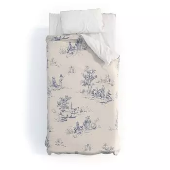 Пододеяльник Florent Bodart Animal Jouy из полиэстера Deny Designs, цвет Polyester
