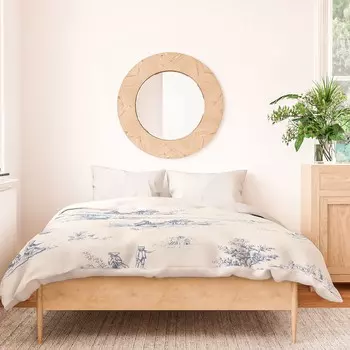 Пододеяльник Florent Bodart Animal Jouy из полиэстера Deny Designs, цвет Polyester