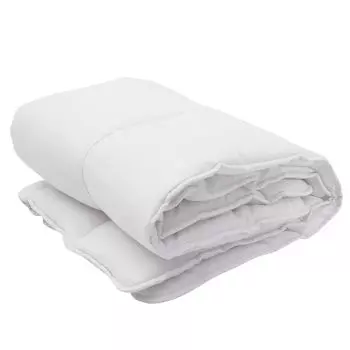 Пододеяльник HappyFriday Basic Белый 450 г/м 220 x 220 см