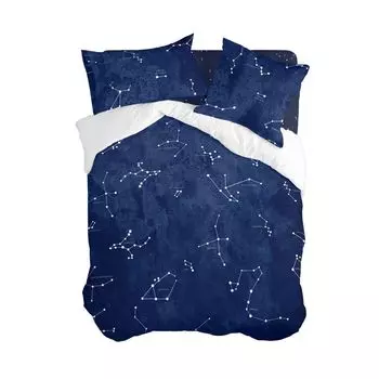 Пододеяльник HappyFriday Blanc Cosmos Colorful 220 x 220 см