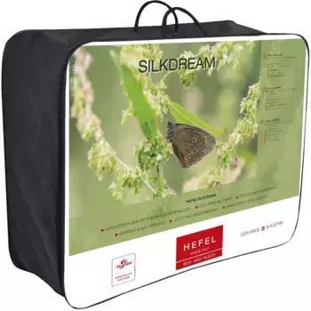 Пододеяльник Hefel из натурального волокна "Шелковая мечта", обычный, чехол 100% хлопок, (1 шт.) 135х200 см, белый