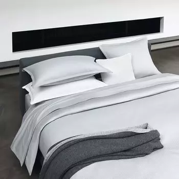 Пододеяльник из атласа Loft плотностью 300 нитей Hugo Boss, серый