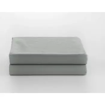 Пододеяльник из чистого хлопка, перкаль, 200 ниток. Guy Laroche, голубовато-зеленый