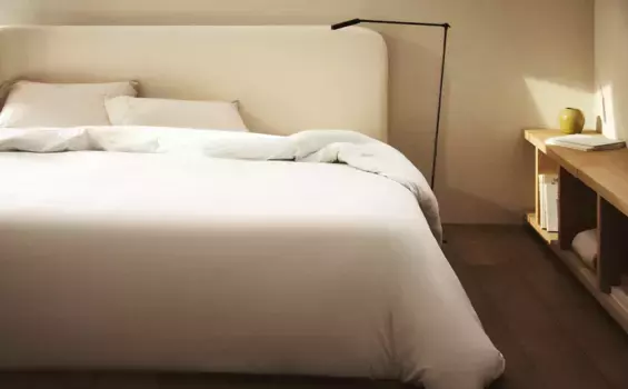 Пододеяльник из хлопкового джерси Zara Home, экрю