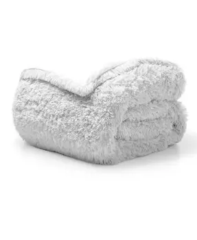 Пододеяльник из лохматого искусственного меха Bare Home, мультиколор