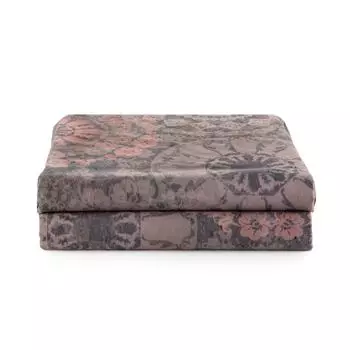 Пододеяльник из перкаля и хлопка плотностью 200 нитей Eider Guy Laroche, бежевый/серый