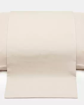 Пододеяльник из перкаля из чистого хлопка, тауп-серый