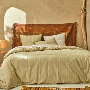 Пододеяльник Kandy из льна и органического хлопка, 200 ниток. Naf Naf, желтый