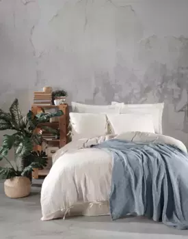 Пододеяльник L'Essentiel Linge de Maison, зеленый