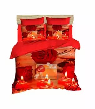 Пододеяльник L'Essentiel Linge de Maison, красный