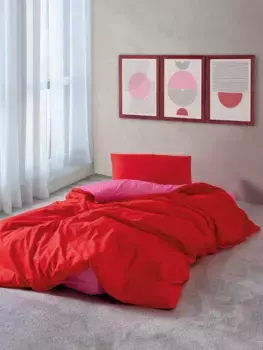 Пододеяльник L'Essentiel Linge de Maison, красный