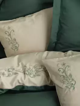 Пододеяльник L'Essentiel Linge de Maison, зеленый