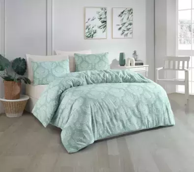 Пододеяльник L'Essentiel Linge de Maison, зеленый