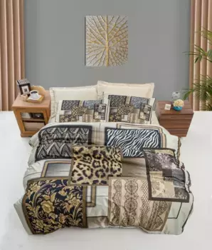 Пододеяльник L'Essentiel Linge de Maison, коричневый