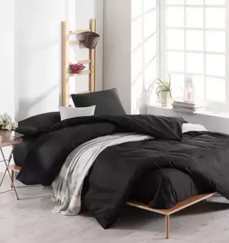 Пододеяльник L'Essentiel Linge de Maison, черный