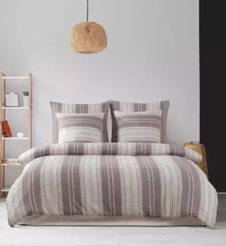 Пододеяльник L'Essentiel Linge de Maison, коричневый