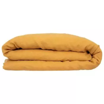 Пододеяльник "Лина" - охра желтая - стираный лен 260х240 см - Atmosphera crateur d'interieur Atmosphera Crateur d'intrieur