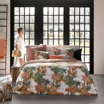 Пододеяльник Linconnu Olivier Desforges из хлопкового атласа, разноцветный